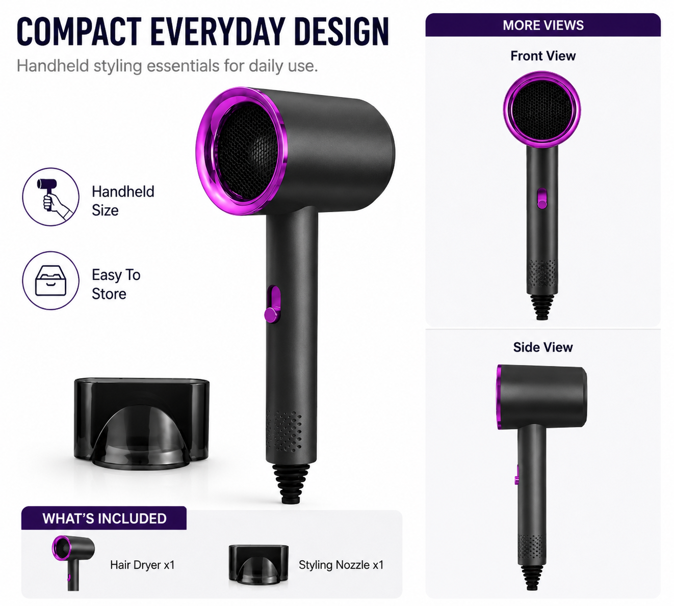Mini Travel High-Speed Hair Dryer