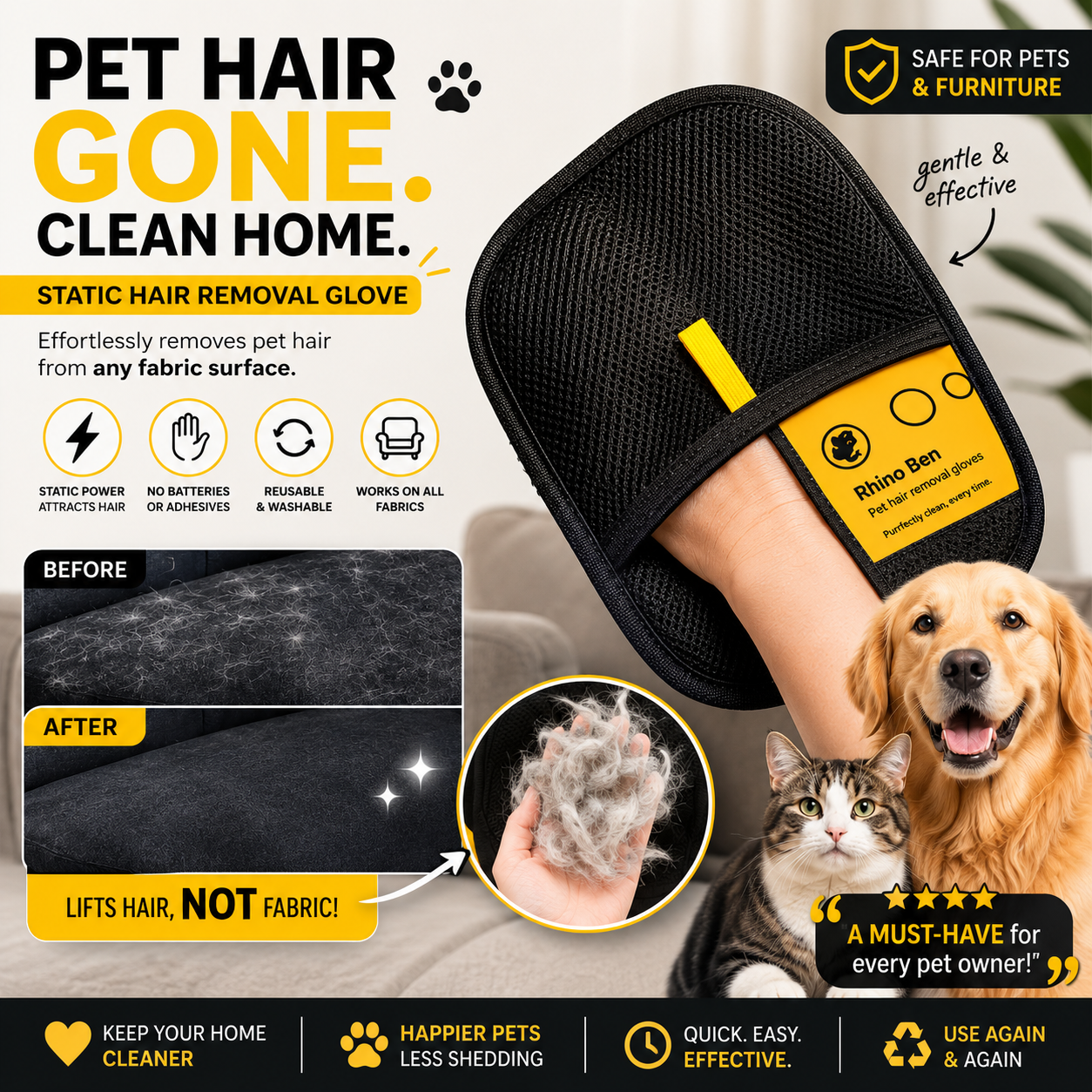PET HAIR GONE