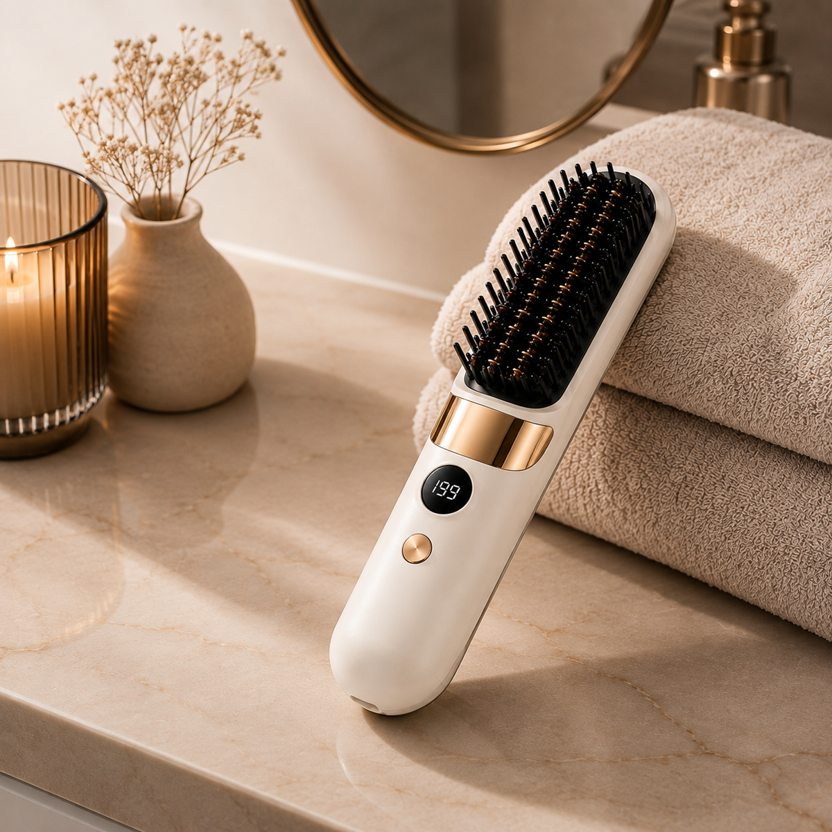 Nexora Heated Straightening Brush