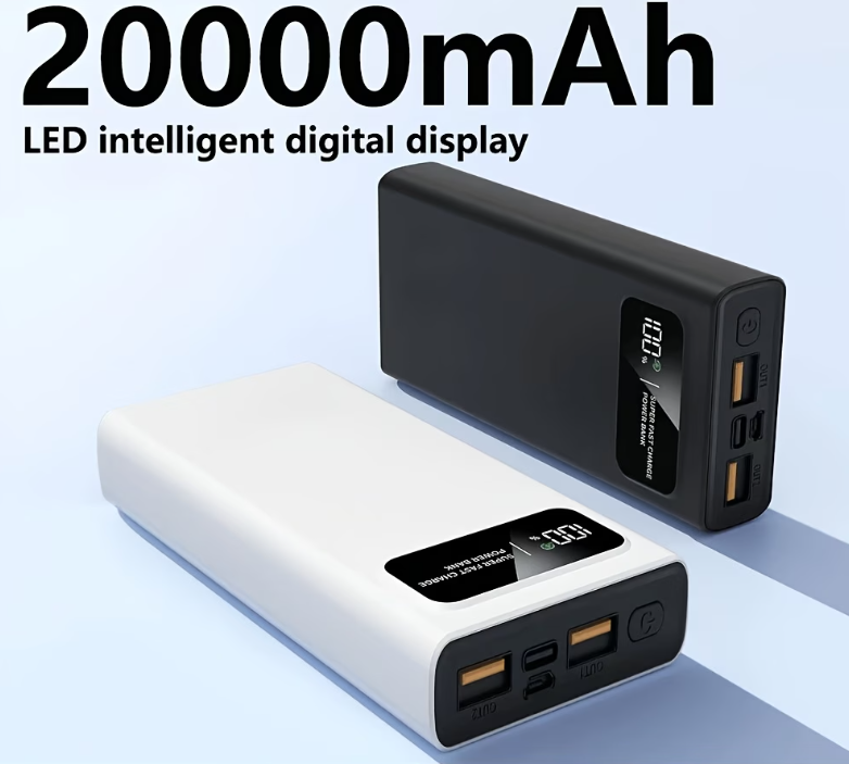 Nexora PowerMax™ | 20 000mAh / 10 000 mAh Fast Charging Power Bank