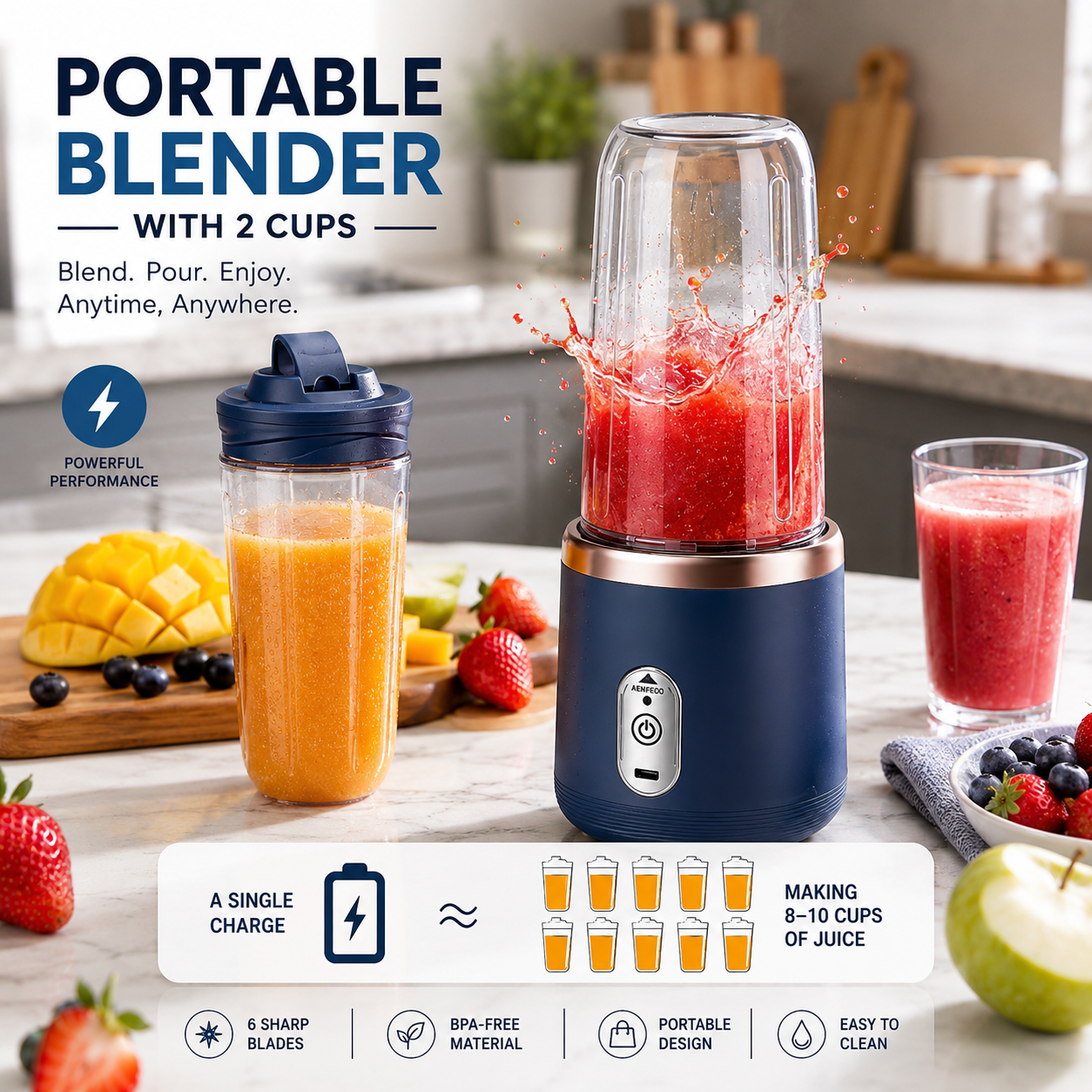 Nexora BlendGo Portable blender
