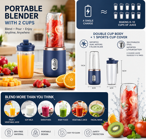 Nexora BlendGo Portable blender