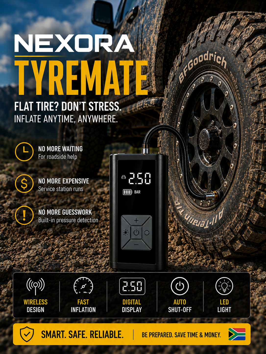 NEXORA TYREMATE + TYRE REPAIR KIT